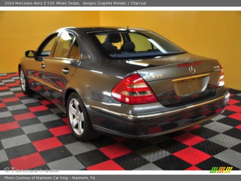 designo Graphite Metallic / Charcoal 2004 Mercedes-Benz E 500 4Matic Sedan
