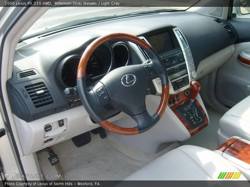 Millenium Silver Metallic / Light Gray 2006 Lexus RX 330 AWD
