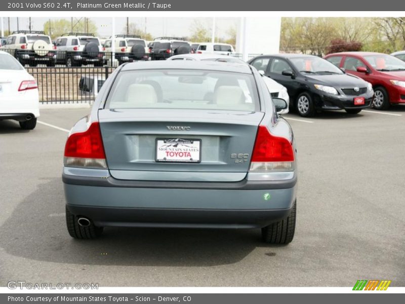 Platinum Green Metallic / Taupe 2001 Volvo S60 2.4T
