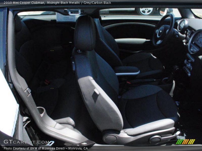 Midnight Black Metallic / Grey/Carbon Black 2010 Mini Cooper Clubman