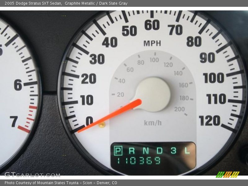 Graphite Metallic / Dark Slate Gray 2005 Dodge Stratus SXT Sedan