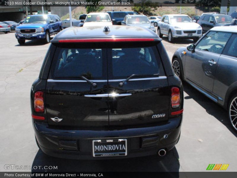 Midnight Black Metallic / Grey/Carbon Black 2010 Mini Cooper Clubman
