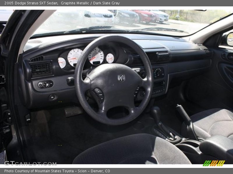 Graphite Metallic / Dark Slate Gray 2005 Dodge Stratus SXT Sedan