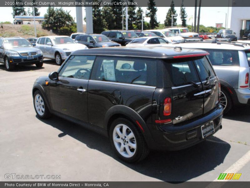 Midnight Black Metallic / Grey/Carbon Black 2010 Mini Cooper Clubman