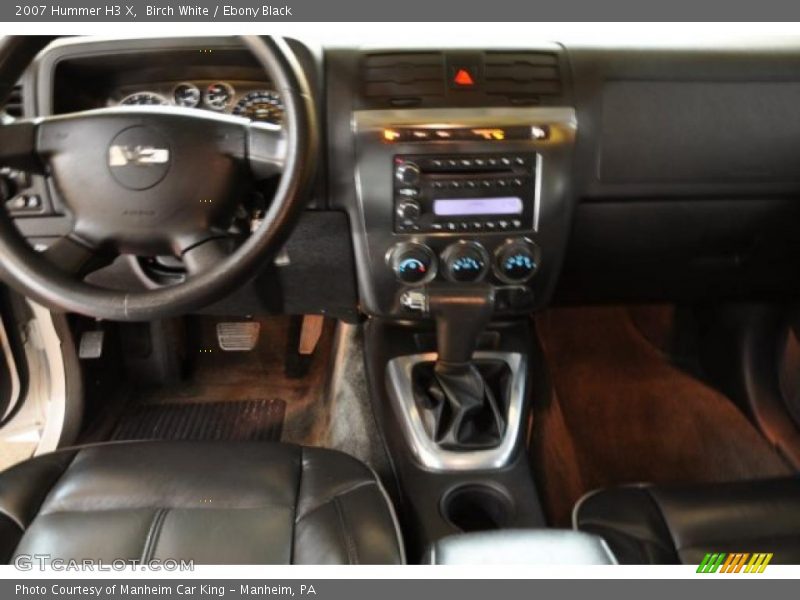 Birch White / Ebony Black 2007 Hummer H3 X