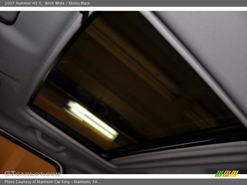Birch White / Ebony Black 2007 Hummer H3 X