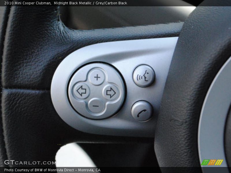 Midnight Black Metallic / Grey/Carbon Black 2010 Mini Cooper Clubman