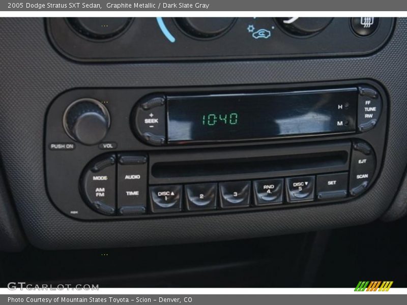 Graphite Metallic / Dark Slate Gray 2005 Dodge Stratus SXT Sedan