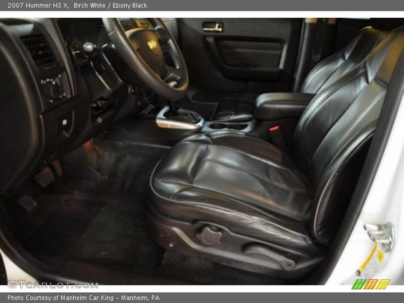 Birch White / Ebony Black 2007 Hummer H3 X