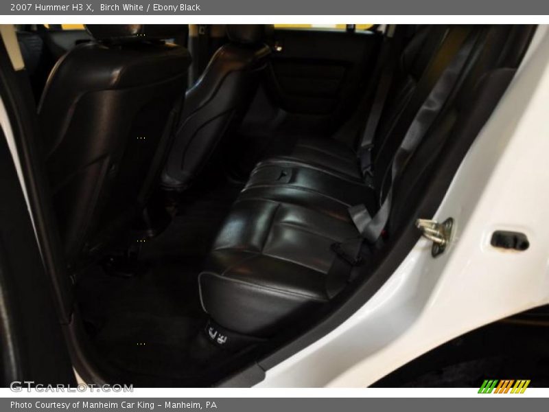 Birch White / Ebony Black 2007 Hummer H3 X
