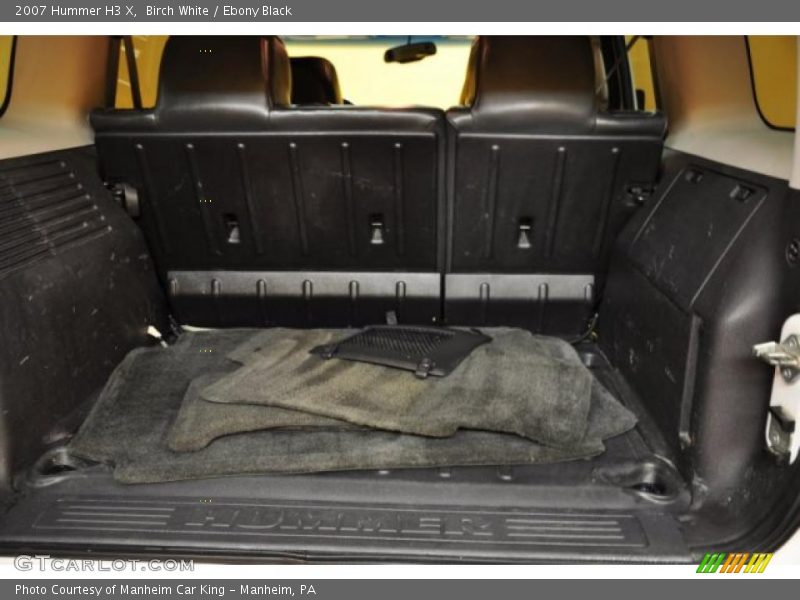 Birch White / Ebony Black 2007 Hummer H3 X