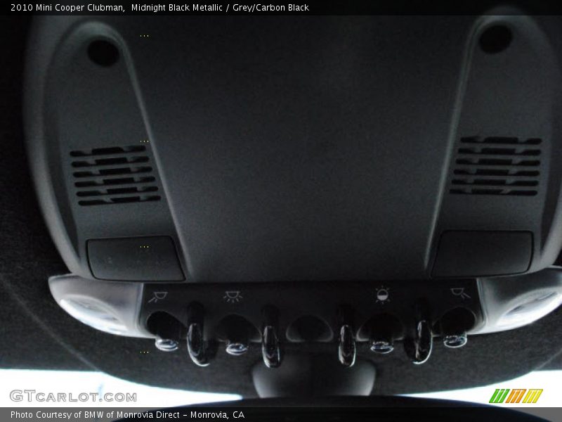Midnight Black Metallic / Grey/Carbon Black 2010 Mini Cooper Clubman