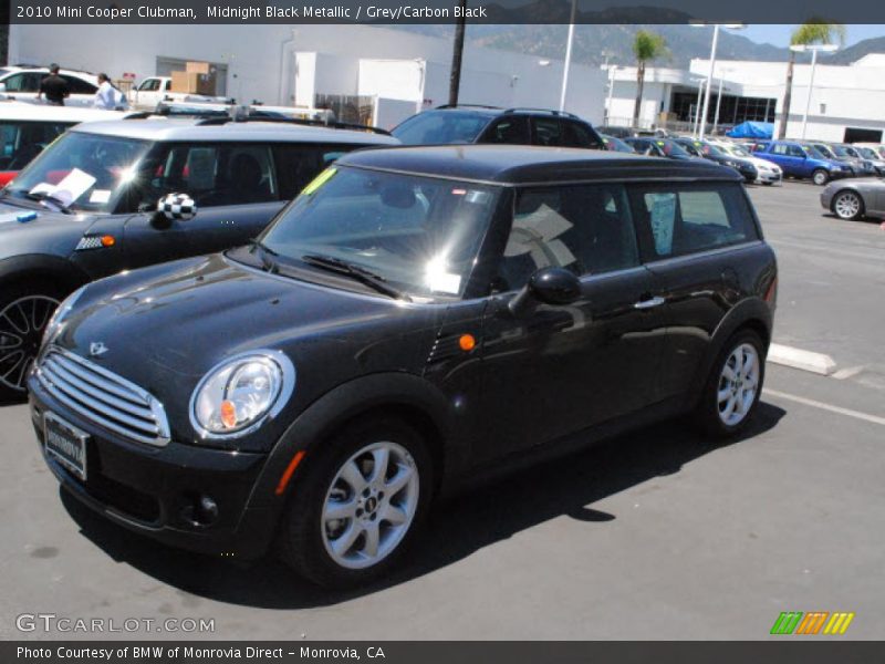 Midnight Black Metallic / Grey/Carbon Black 2010 Mini Cooper Clubman