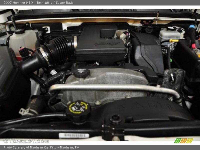 Birch White / Ebony Black 2007 Hummer H3 X