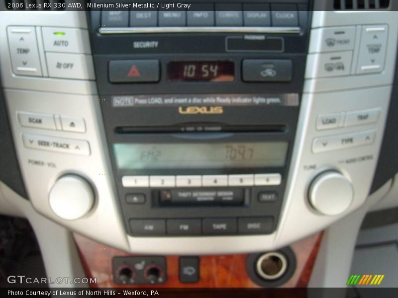 Millenium Silver Metallic / Light Gray 2006 Lexus RX 330 AWD