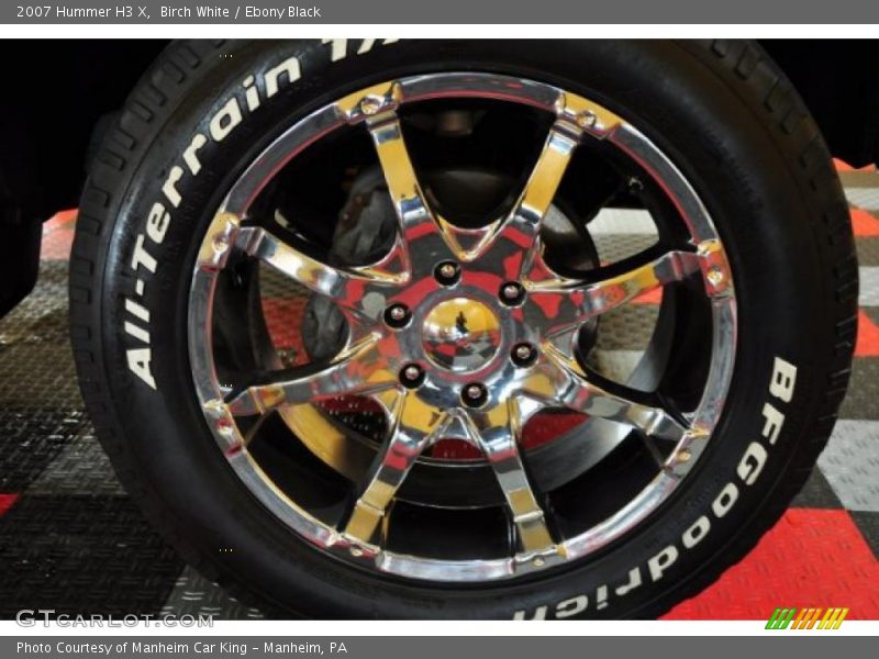 Birch White / Ebony Black 2007 Hummer H3 X