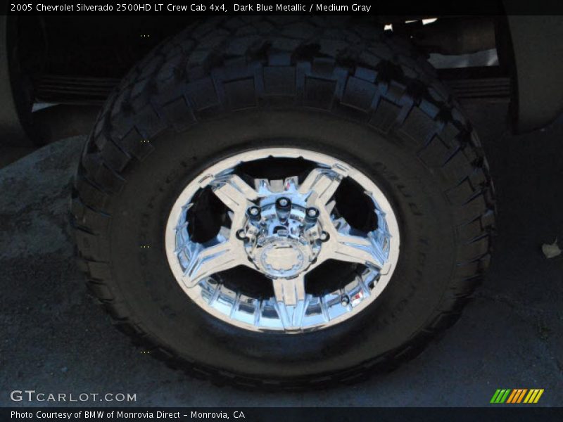 Dark Blue Metallic / Medium Gray 2005 Chevrolet Silverado 2500HD LT Crew Cab 4x4