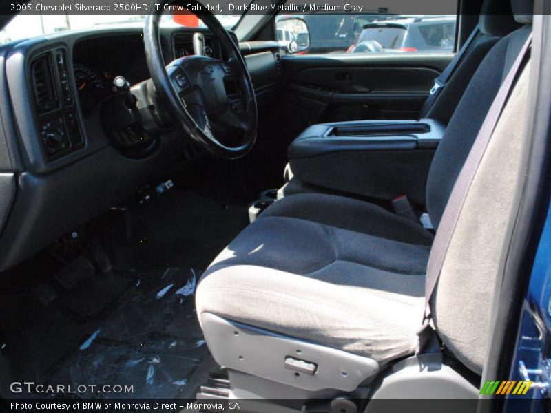 Dark Blue Metallic / Medium Gray 2005 Chevrolet Silverado 2500HD LT Crew Cab 4x4