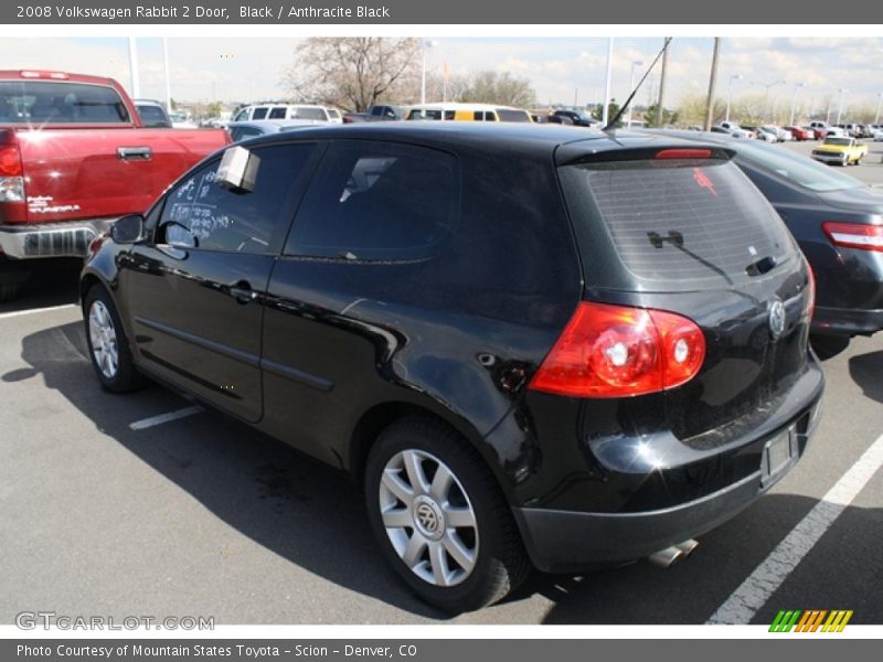 Black / Anthracite Black 2008 Volkswagen Rabbit 2 Door