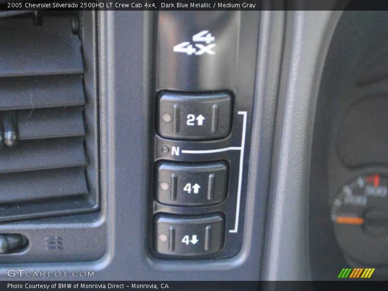 Dark Blue Metallic / Medium Gray 2005 Chevrolet Silverado 2500HD LT Crew Cab 4x4