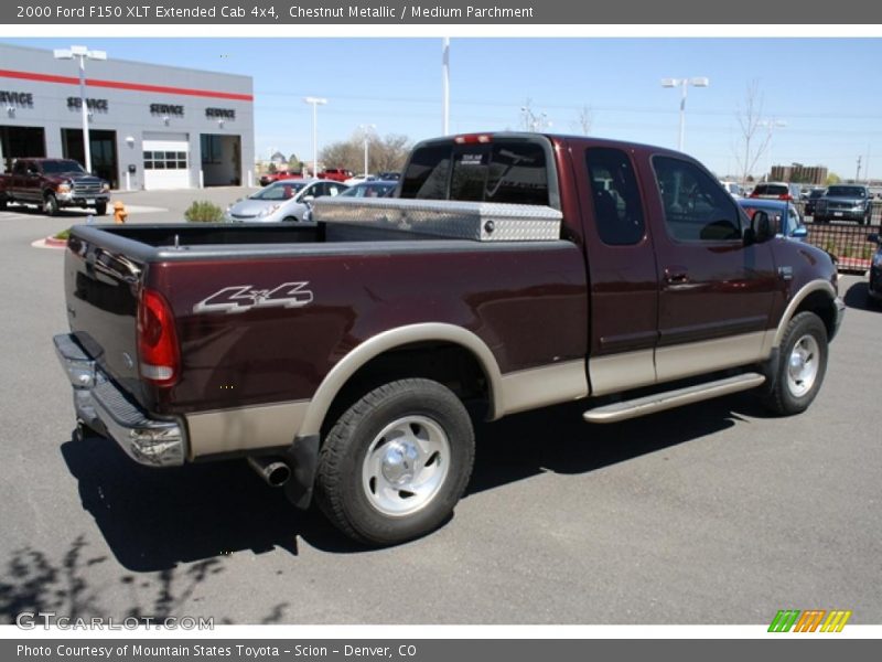 Chestnut Metallic / Medium Parchment 2000 Ford F150 XLT Extended Cab 4x4