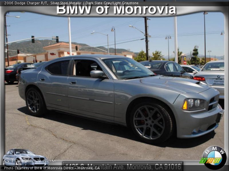 Silver Steel Metallic / Dark Slate Gray/Light Graystone 2006 Dodge Charger R/T