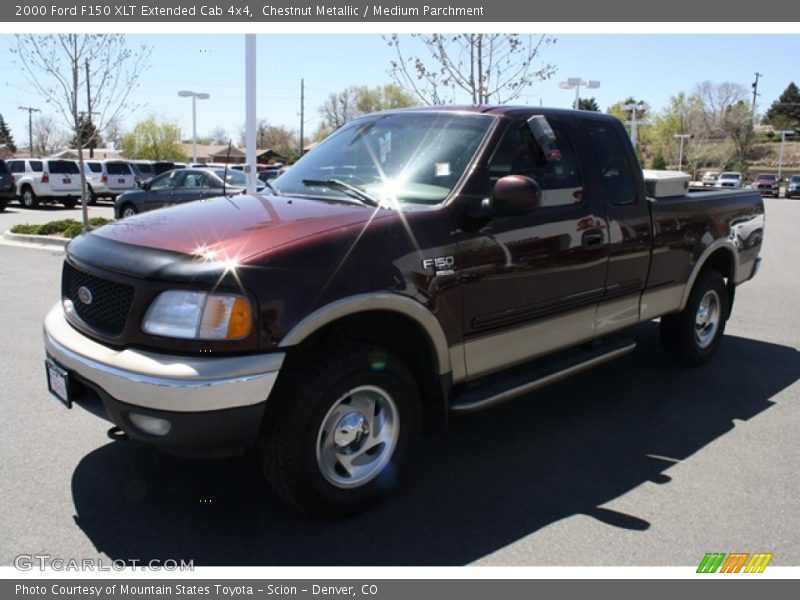 Chestnut Metallic / Medium Parchment 2000 Ford F150 XLT Extended Cab 4x4