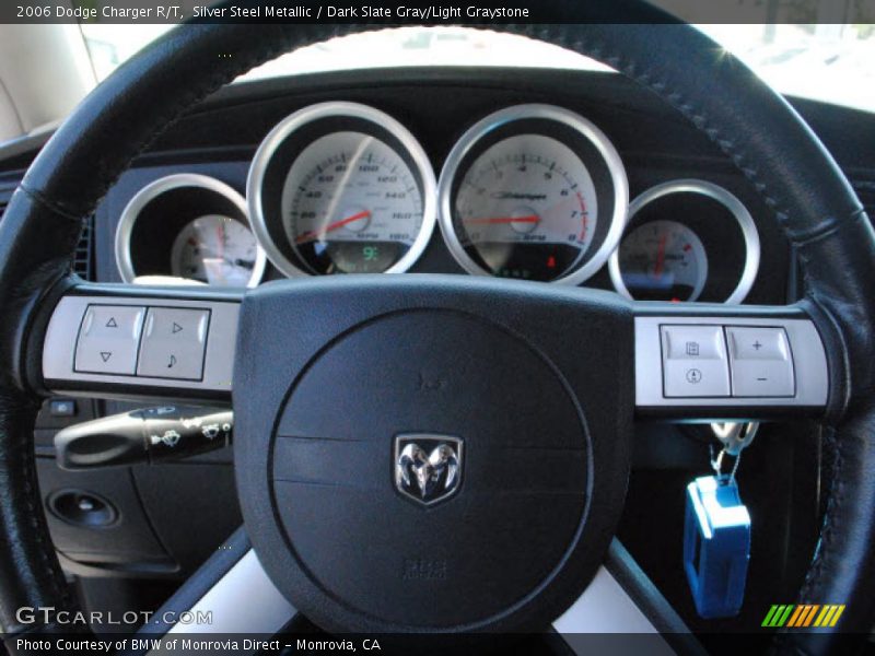 Silver Steel Metallic / Dark Slate Gray/Light Graystone 2006 Dodge Charger R/T