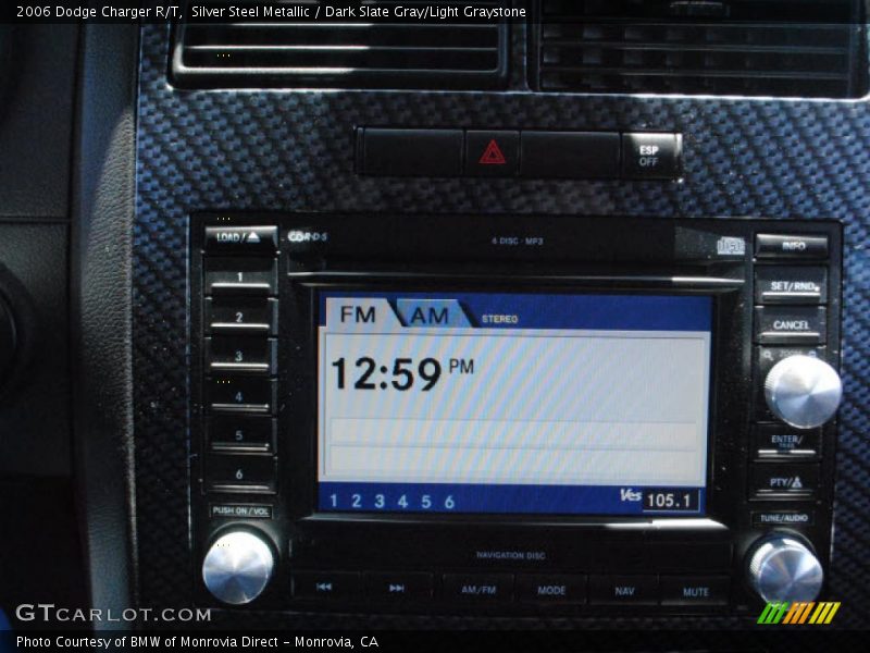 Silver Steel Metallic / Dark Slate Gray/Light Graystone 2006 Dodge Charger R/T