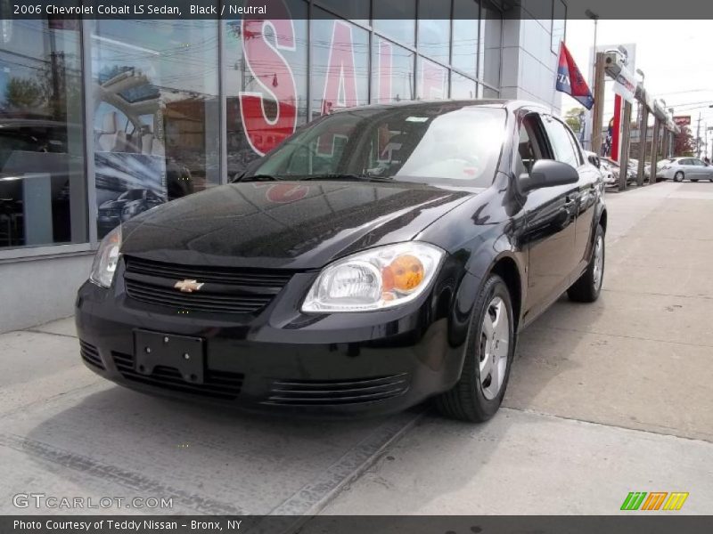Black / Neutral 2006 Chevrolet Cobalt LS Sedan