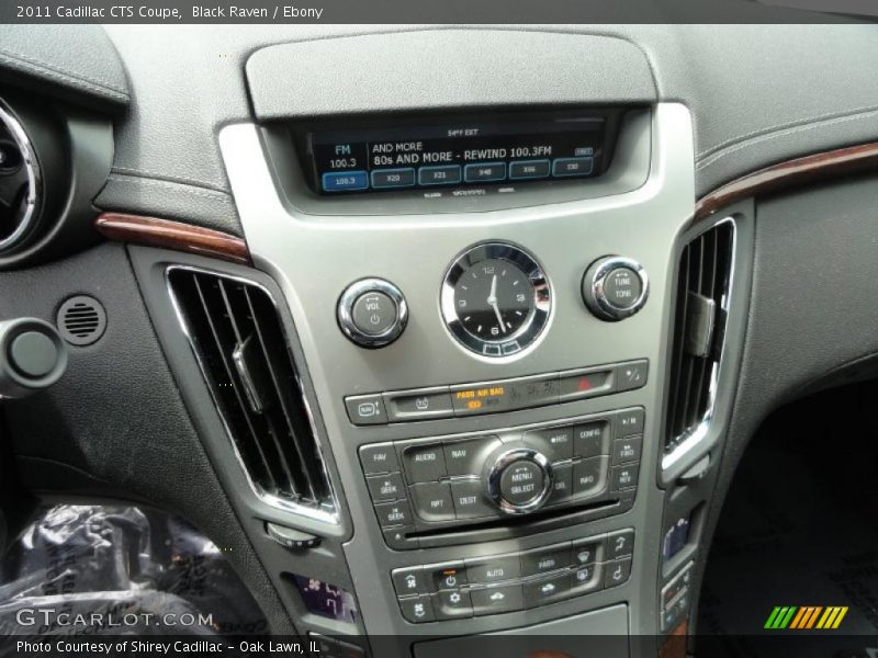 Black Raven / Ebony 2011 Cadillac CTS Coupe