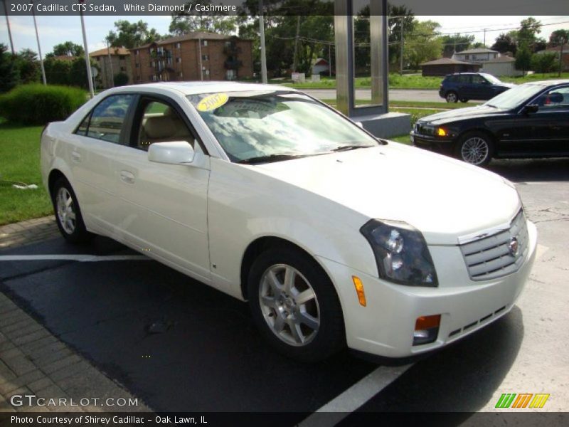 White Diamond / Cashmere 2007 Cadillac CTS Sedan