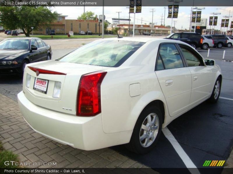White Diamond / Cashmere 2007 Cadillac CTS Sedan