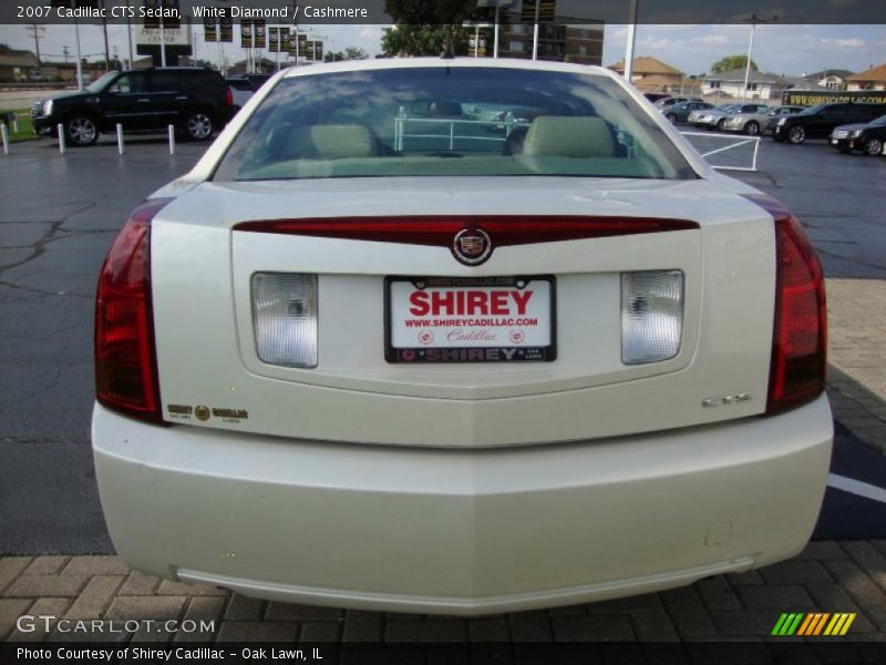 White Diamond / Cashmere 2007 Cadillac CTS Sedan