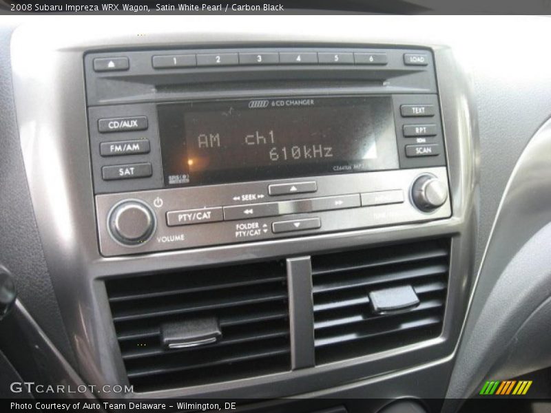 Controls of 2008 Impreza WRX Wagon