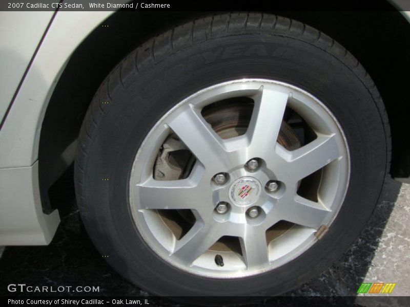 White Diamond / Cashmere 2007 Cadillac CTS Sedan
