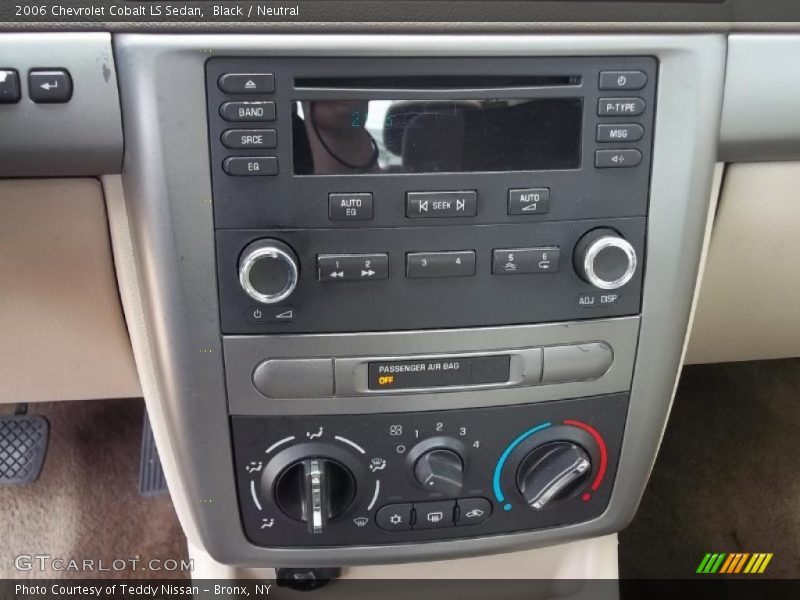 Black / Neutral 2006 Chevrolet Cobalt LS Sedan