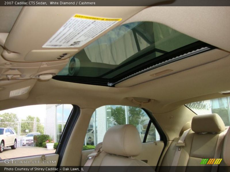 White Diamond / Cashmere 2007 Cadillac CTS Sedan