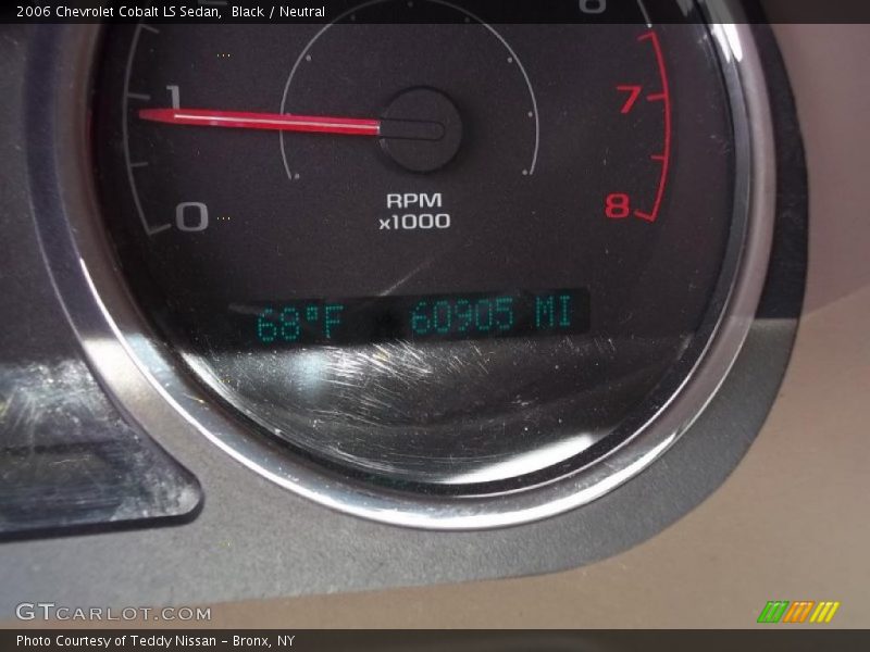 Black / Neutral 2006 Chevrolet Cobalt LS Sedan