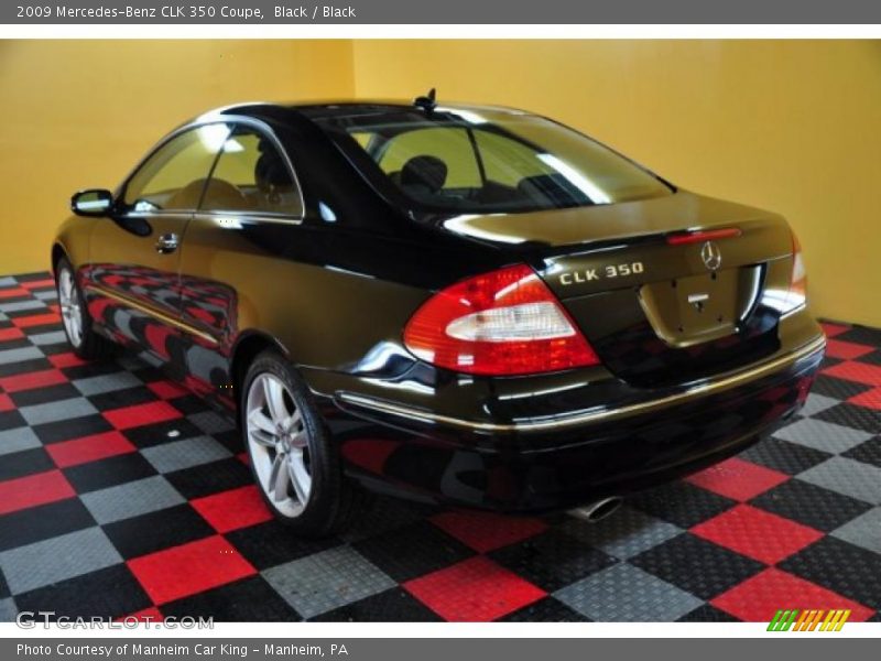 Black / Black 2009 Mercedes-Benz CLK 350 Coupe