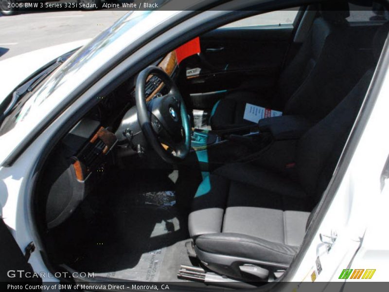 Alpine White / Black 2006 BMW 3 Series 325i Sedan