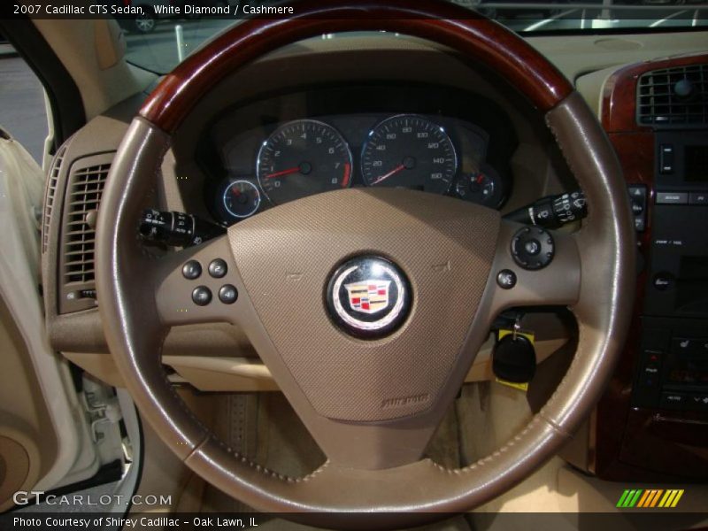 White Diamond / Cashmere 2007 Cadillac CTS Sedan
