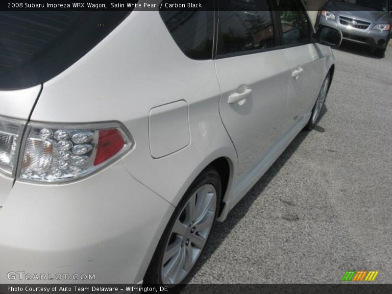 Satin White Pearl / Carbon Black 2008 Subaru Impreza WRX Wagon