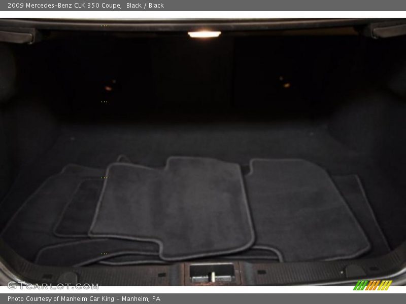 Black / Black 2009 Mercedes-Benz CLK 350 Coupe