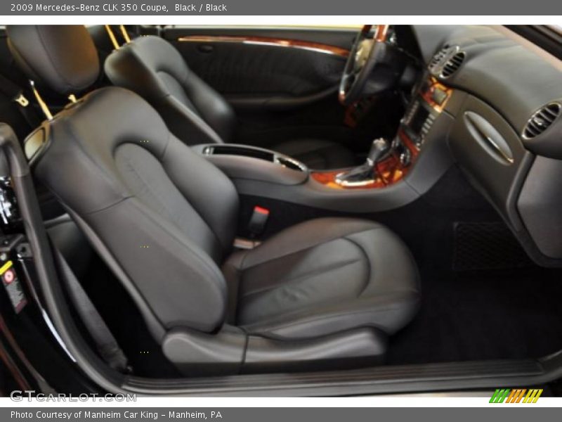 Black / Black 2009 Mercedes-Benz CLK 350 Coupe