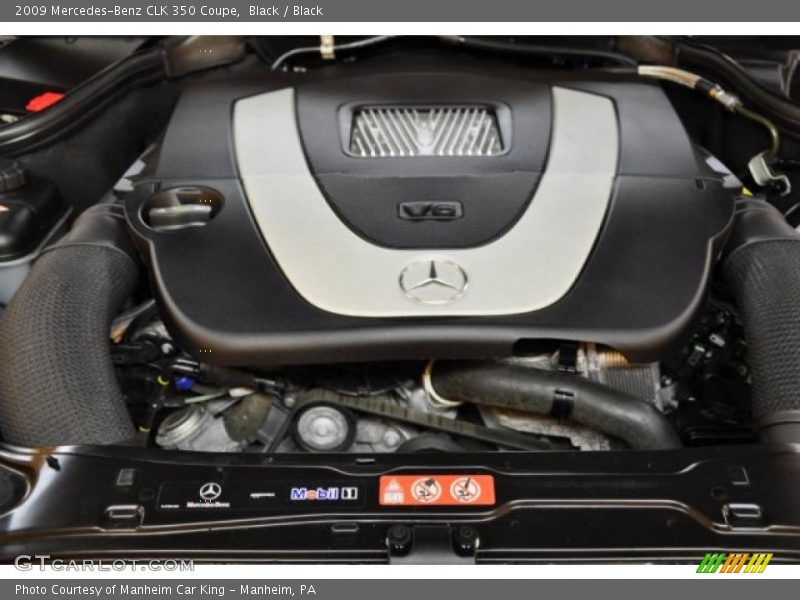 Black / Black 2009 Mercedes-Benz CLK 350 Coupe