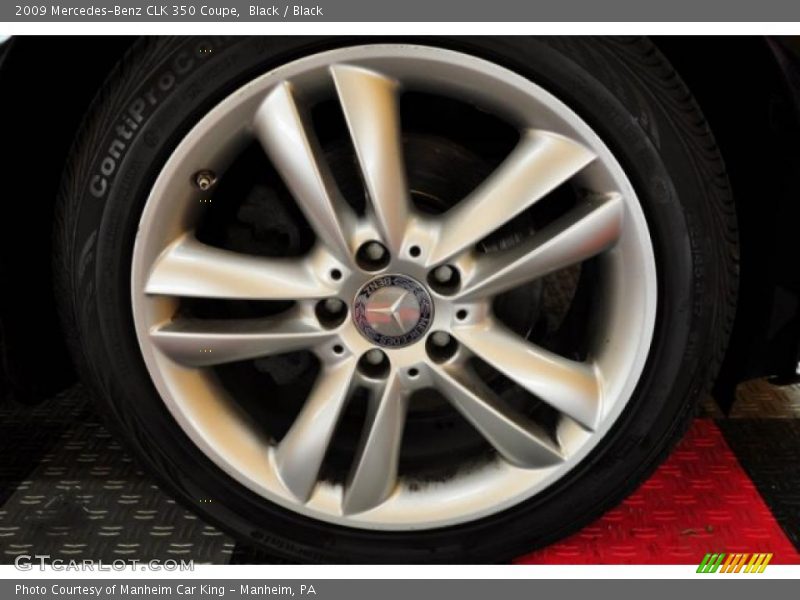 Black / Black 2009 Mercedes-Benz CLK 350 Coupe