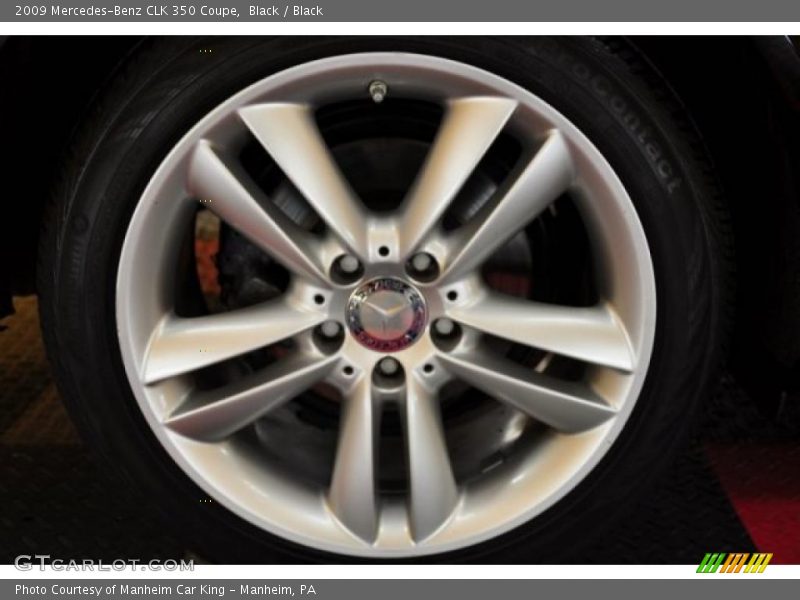 Black / Black 2009 Mercedes-Benz CLK 350 Coupe