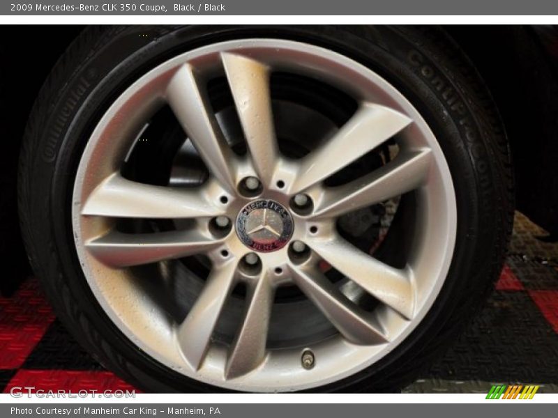 Black / Black 2009 Mercedes-Benz CLK 350 Coupe