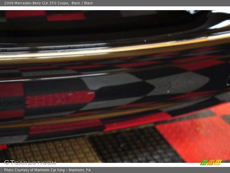 Black / Black 2009 Mercedes-Benz CLK 350 Coupe